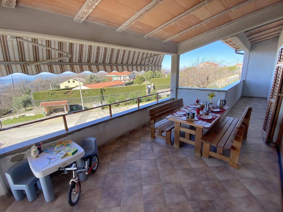 Sea View Istrian Countryside Apartment - Rota Dragonja ภายนอก รูปภาพ
