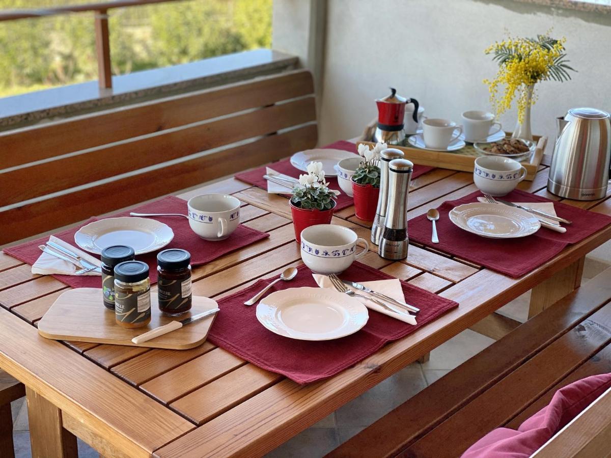 Sea View Istrian Countryside Apartment - Rota Dragonja ภายนอก รูปภาพ