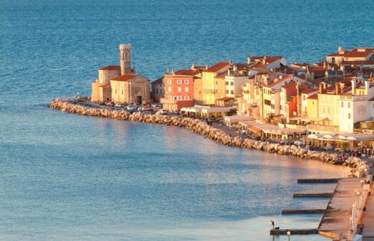 Sea View Istrian Countryside Apartment - Rota Dragonja ภายนอก รูปภาพ