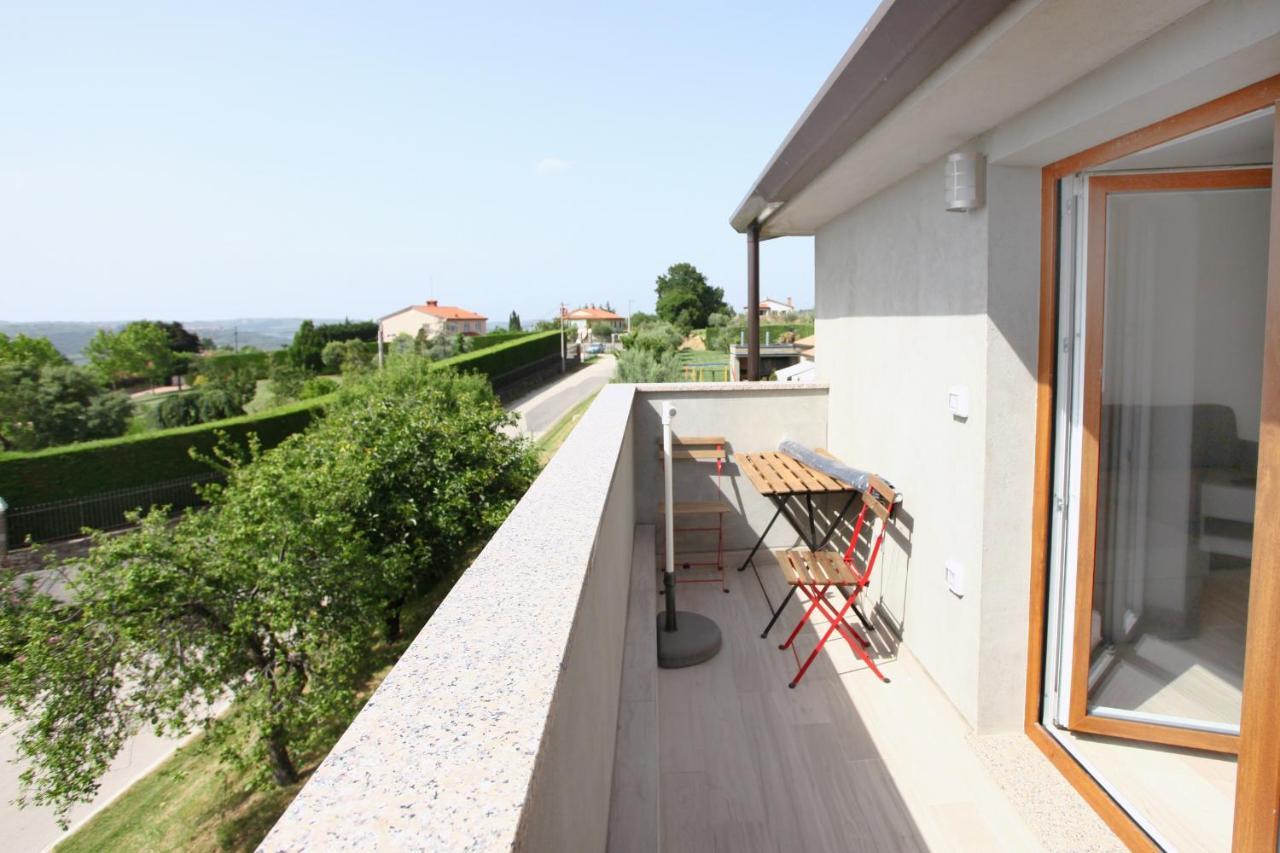 Sea View Istrian Countryside Apartment - Rota Dragonja ภายนอก รูปภาพ