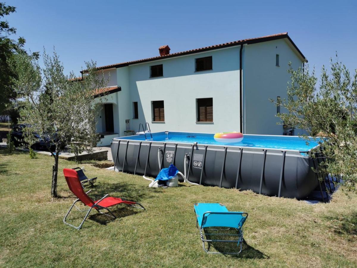 Sea View Istrian Countryside Apartment - Rota Dragonja ภายนอก รูปภาพ