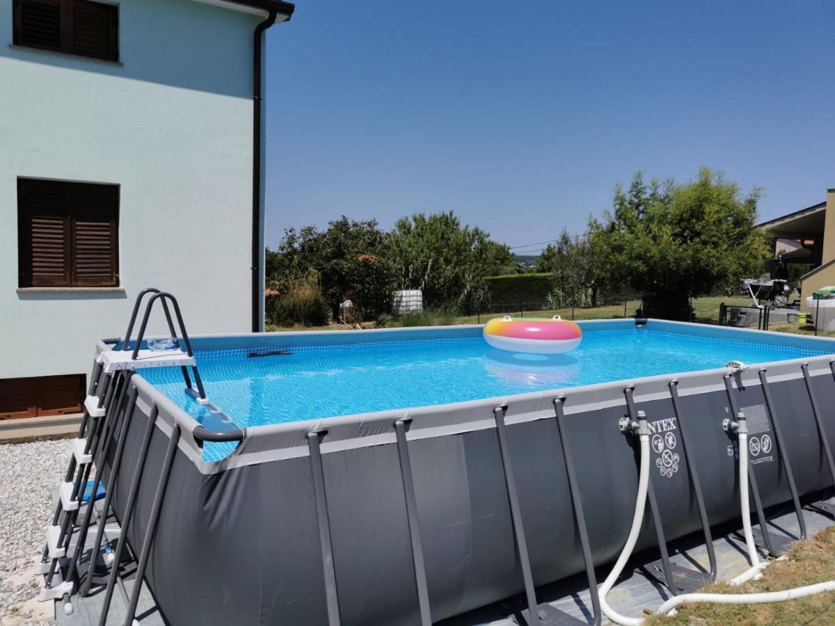 Sea View Istrian Countryside Apartment - Rota Dragonja ภายนอก รูปภาพ